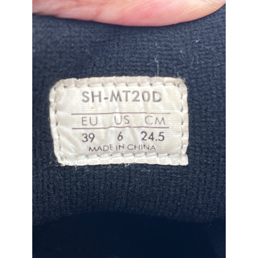 Shimano SH-MT20D Womens SPD Cycling Shoes Gray Black MTB Bike EU 39 US 8 - Picture 8 of 9